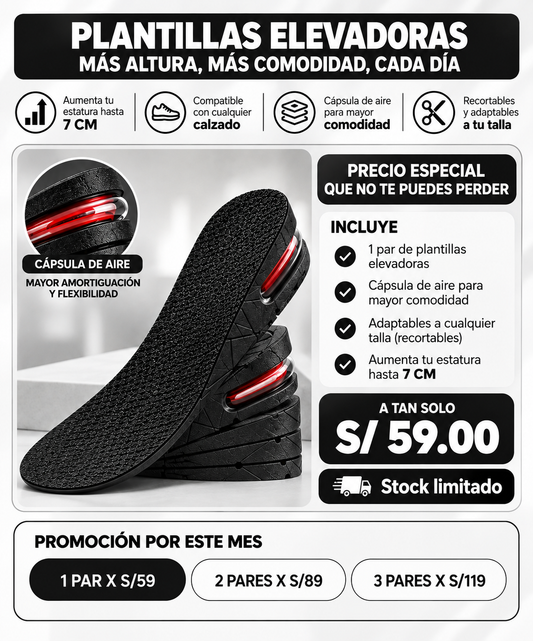 PLANTILLAS ELEVATE SHOES